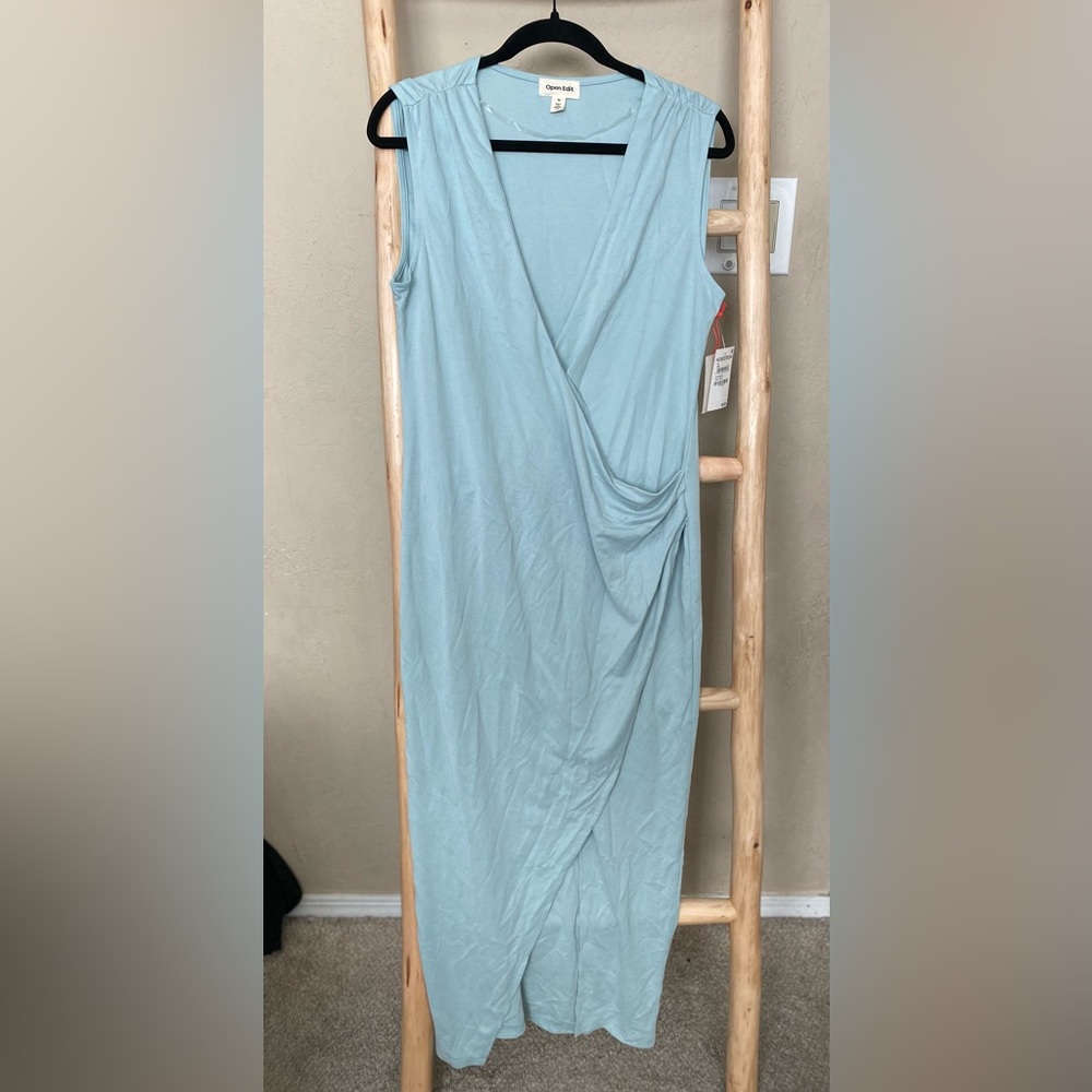 NWT Open Edit wrap dress